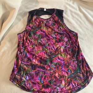 athletic Lululemon top  size 12 light and colorfu